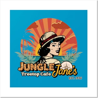 Jungle Jane's Treetop Cafe Posters and Art